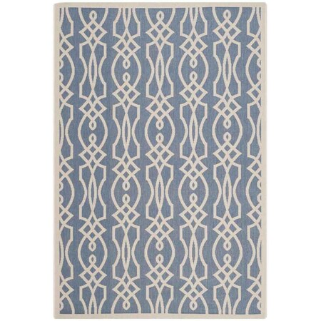 Safavieh Martha Stewart Medium Rectangle Area Rug, Azurite - 5 ft. - 3 in. x 7 ft. - 7 in. MSR4220-233-5